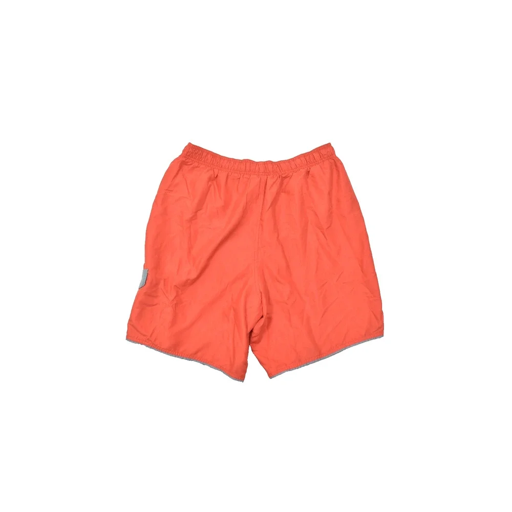 Nike Men's Size XL Orange Gray Athletic Swim Trunks Shorts Board Shorts Mesh Lin